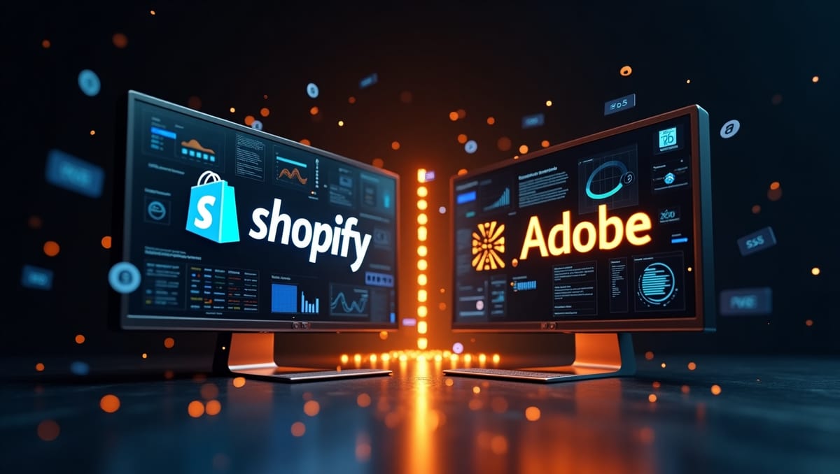 AI-Powered E-Commerce: Shopify's Simplicity versus Adobe Commerce's Customisation Post feature image